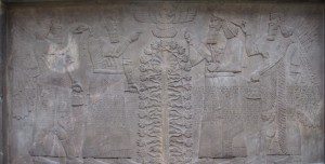 Stone relief Ashurnasirpal II Nimrud ca 870BCE