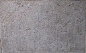 Stone relief Nimrud ca 870BCE 2