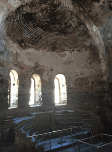 The "bishops" seating area in the church of Nicea.