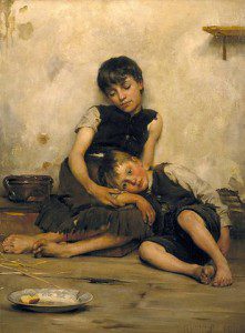 Thomas Benjamin Kennington, Orphans. Public domain