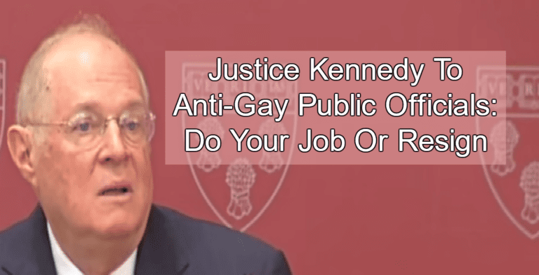 Justice Kennedy To Kim Davis Do Your Job Or Resign Michael Stone