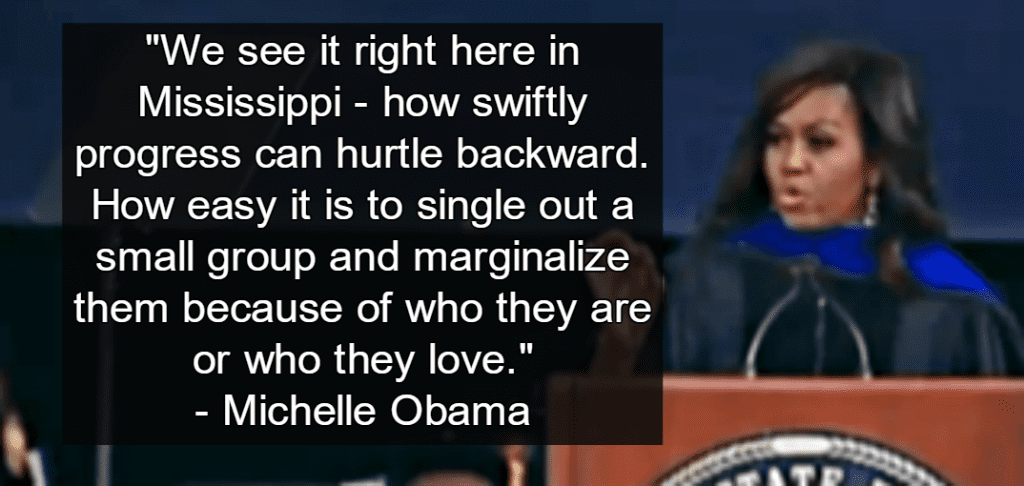 Michelle Obama Slams Mississippi’s ‘religious Freedom’ Law