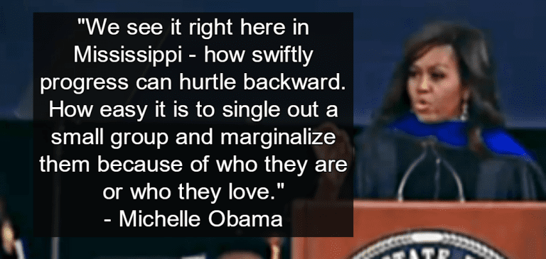 Michelle Obama Slams Mississippis ‘religious Freedom Law Michael Stone 