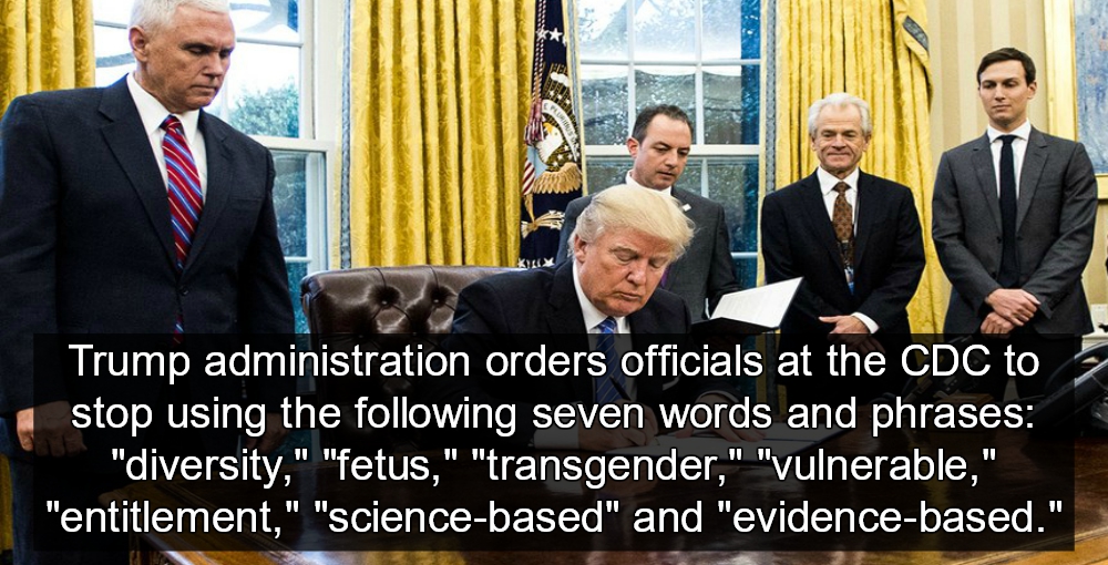 Trump Bans Cdc From Using Words Like ‘fetus Diversity Transgender 