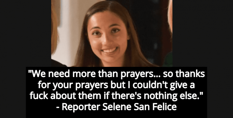 Annapolis Shooting Survivor Selene San Felice Tells Trump: We Need More Than Prayers (Image via Twitter)