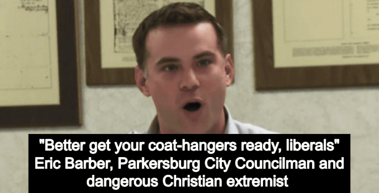 Christian Lawmaker Eric Barber Tells Women ‘Get Your Coat-Hangers Ready’ For Abortions (Image via YouTube)