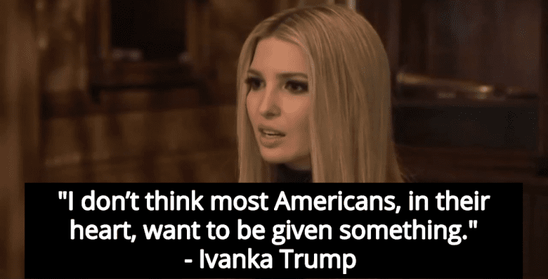 Ivanka Trump Claims Americans Don’t Want Job Guarantees With Living Wage (Image via Screen Grab)
