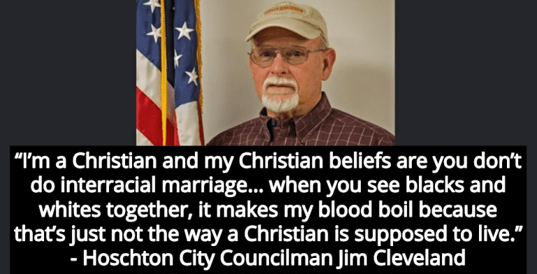 Georgia City Councilman: Interracial Marriage Is Not How Christians Should Live