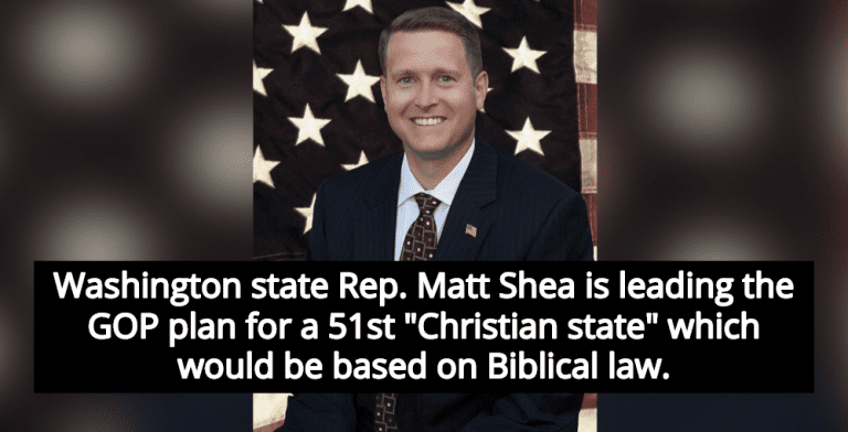GOP Lawmakers Plan For 51st “Christian State” To Be Based On Biblical Law (Image via Screen Grab)