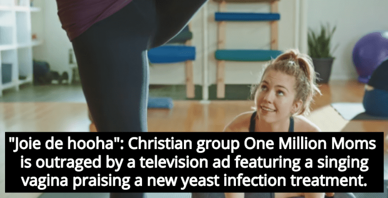 Singing Vagina Promoting Yeast Infection Treatment Sends Christian Moms Into A Panic (Image via Screen Grab)