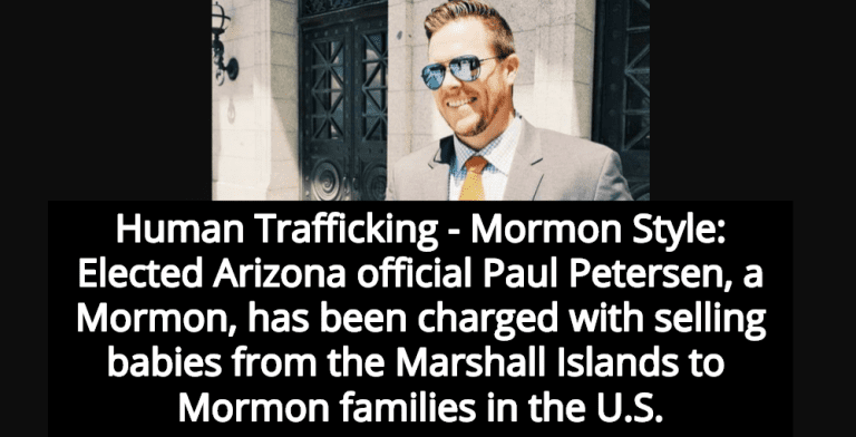 Elected Arizona Official Paul Petersen Busted Selling Babies To Mormon Families (Image via Facebook)