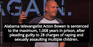 Televangelist Acton Bowen Sentenced To 1,008 Years For Sexually Abusing Children (Image via Screen Grab)
