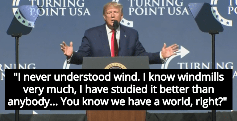 Trump Confesses ‘I Never Understood Wind’ During Incoherent Attack On ...