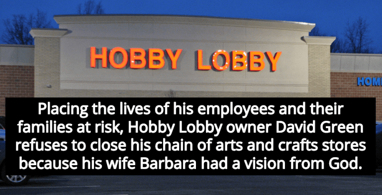 Hobby Lobby Stays Open Because Owner S Wife Had Vision From God