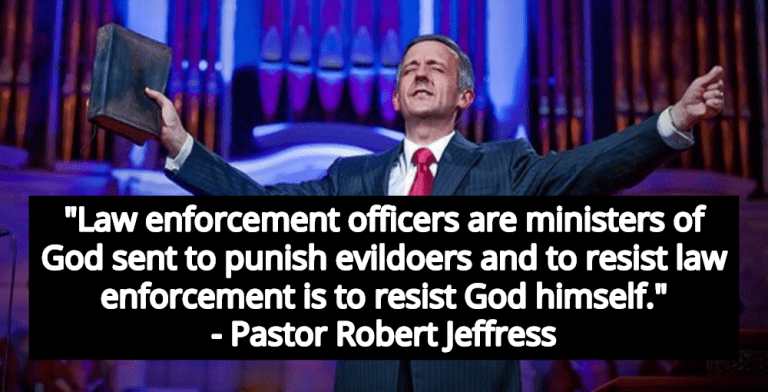 Pastor Robert Jeffress: ‘To Resist Law Enforcement Is To Resist God’ (Image via YouTube)
