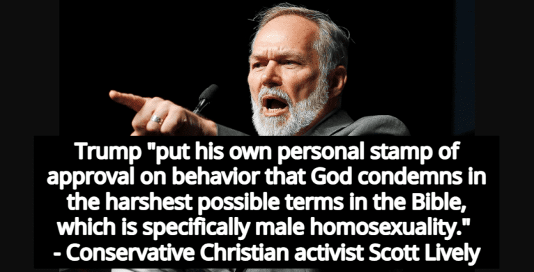 Christian Activist: Trump Lost Because He Was Pro-Gay And God Hates Gays (Image via YouTube)