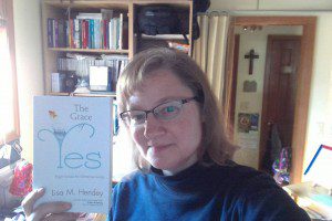 Jen Holding Grace of Yes by Lisa Hendey