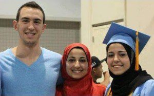 Deah Shaddy Barakat, Yusor Mohammad, and Razan Mohammad Abu-Salha (via Twitter)