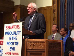 bernie-sanders-strike-washington-dc-pope-francis