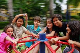 kids laughing