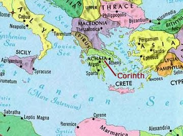 Map Of Corinth In Bible Times 2 Corinthians 1-4 – Reading The Bible In A Year-2020