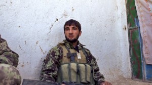 An Afghan soldier, in "Tell Spring Not to Come This Year"