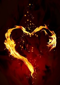 flame heart