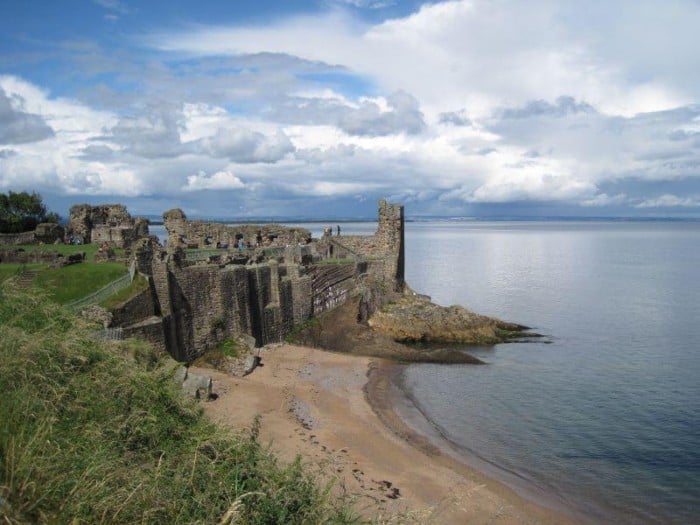 Ruins of St. Andrews Castle, St. Andrews, Scotland