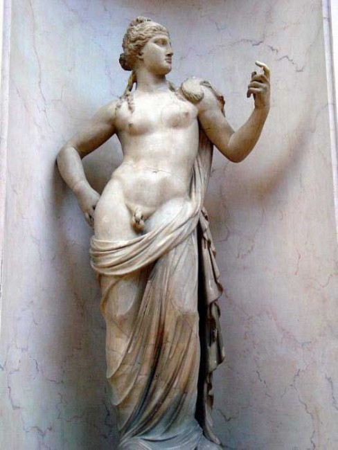 Hermaphroditus, the child of Hermes and Aphrodite