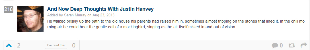 deep thoughts w justin hanvey