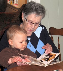 Memére and Toby (at 14 months old)