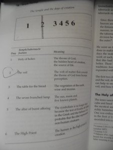 Barker's account of how the structure of the First Temple reflected the creation myth of Genesis. 