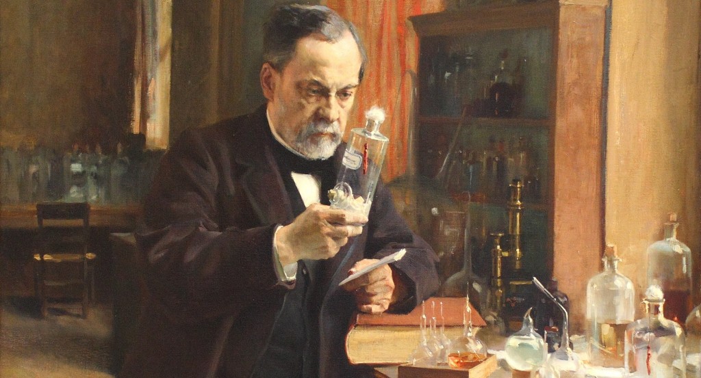 "I can't believe Santorum said that to the pope!" (Albert Edelfelt, Louis Pasteur, 1885).