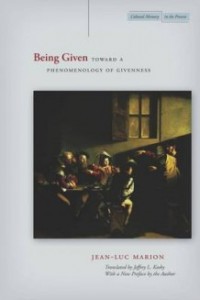 According to Pfau Marion's Being Given is the most stunning continuation of Augustinian and Scholastic accounts of Grace.