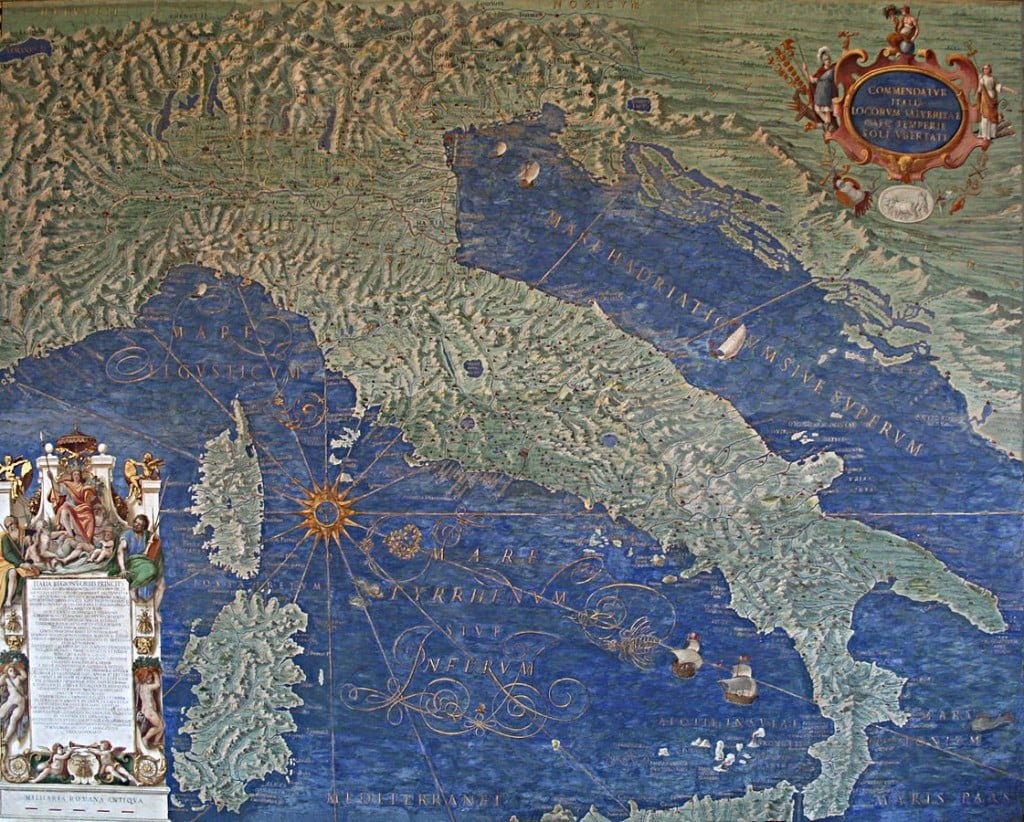 Europe and the States are no longer the center of Christianity (Ignazio Danti, Vatican Map Room - Italy, 1583; Source: Wikimedia Commons, Photographer: Jean-Pol Grandmont, PD-Old-100). 