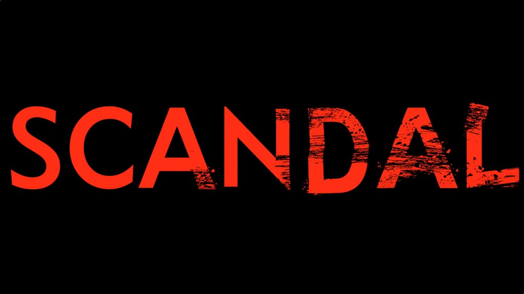 Scandal logo via ABC All Access (fair use). 