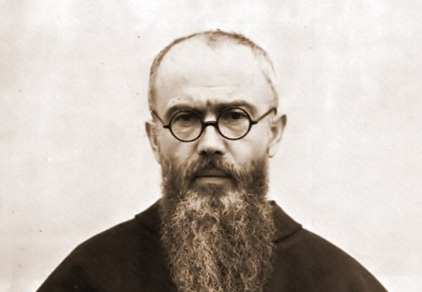 (Fr. Maximilian Kolbe in 1936, author unknown; Wikipedia, PD-anonymous)