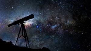Telescope with stars