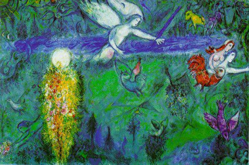chagall adam and eve expelled