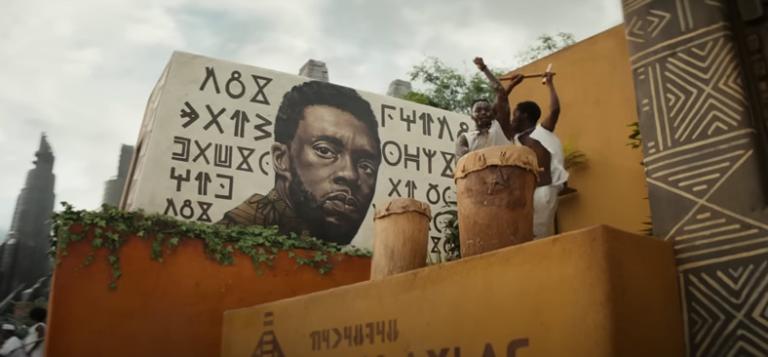 From Black Panther: Wakanda Forever, screenshot courtesy Marvel/Disney trailer
