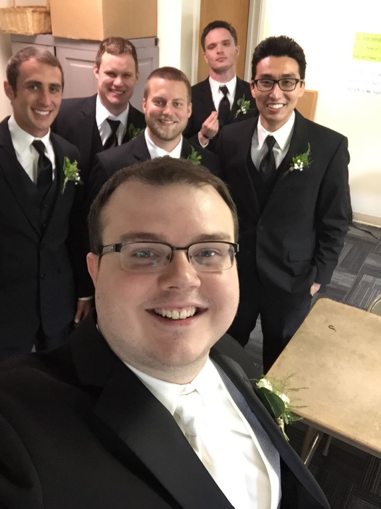 My groomsmen, the finest men and best friends I've ever known. 