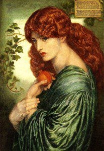 "Proserpina" by Dante Gabriel Rossetti [Public domain], via Wikimedia Commons