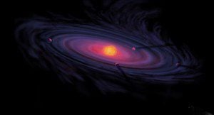 Protoplanetary Disk. Public domain image courtesy of NASA.