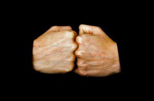 To Beat Two Fists by George Hodan (public domain image).