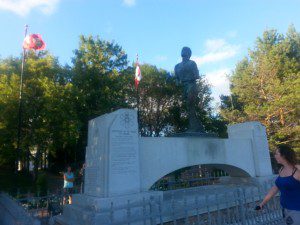 The Terry Fox Monument in Thunder Bay, ON. Photo by Sable Aradia.