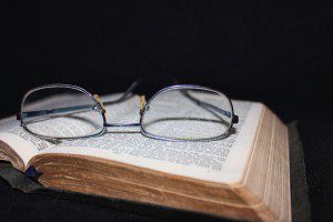 Book and Glasses by Darreen Lewis. Courtesy Publiddomainpictures.net