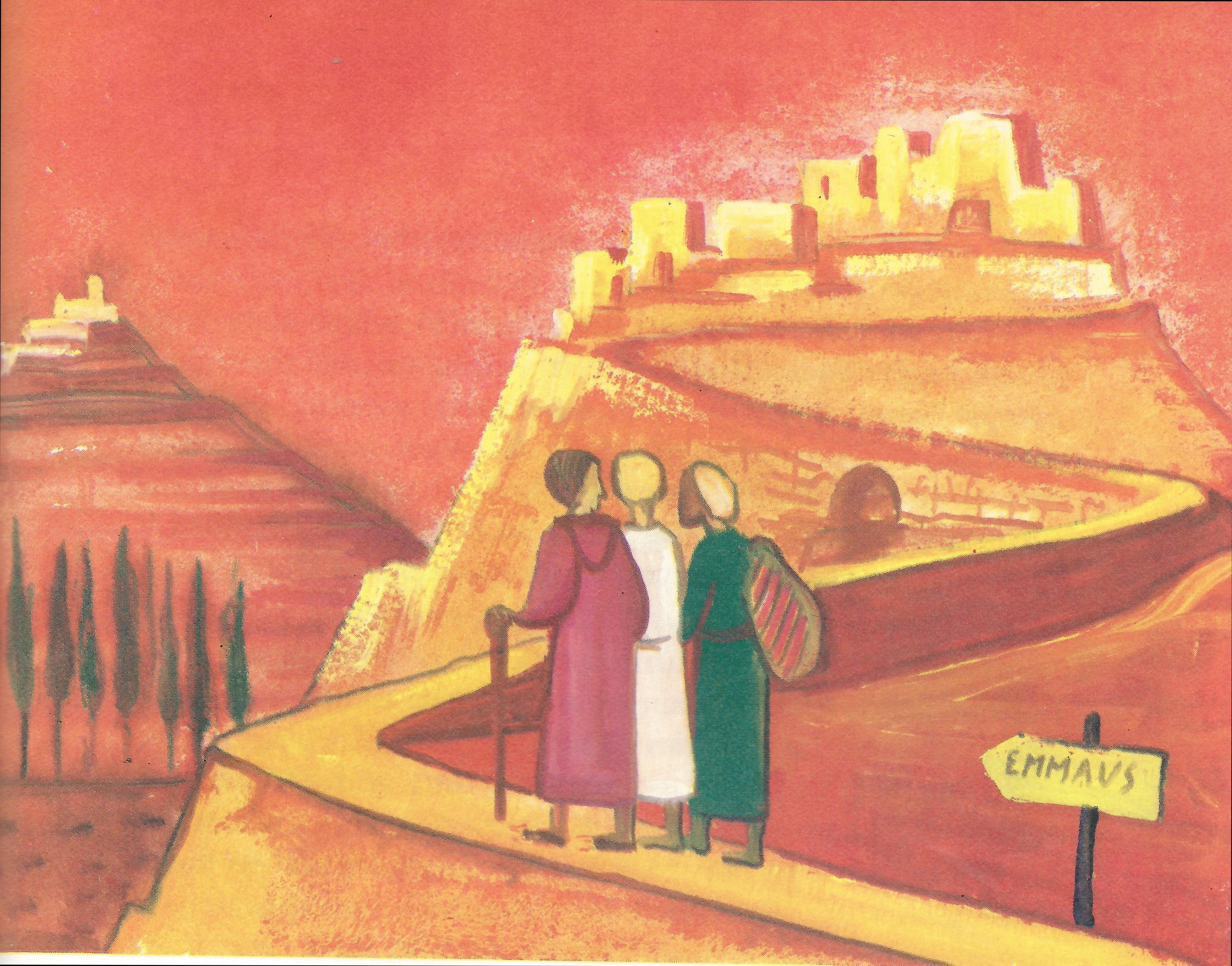 on the road to Emmaus