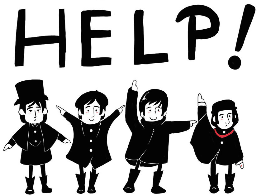the_beatles_in_help_by_xmembrillita-d38k6xo