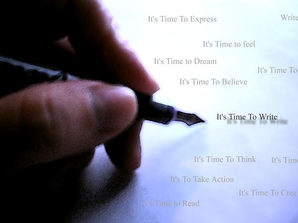 time to write