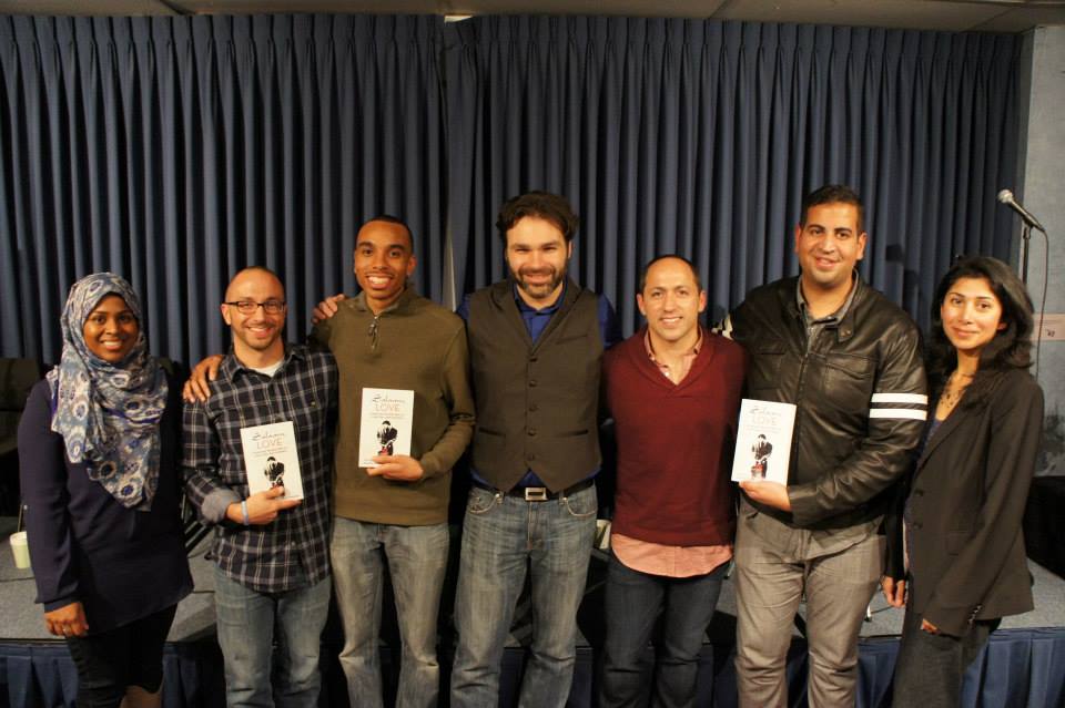 Salaam, Love editors & writers (L to R): Nura Maznavi, Sam Pierstorff, Stephen Leeper, Mohammed Shamma, Ramy Eletreby, and Ayesha Mattu
